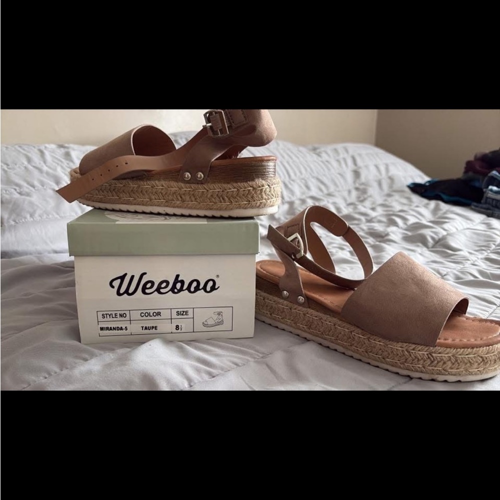 Weeboo Women's Tan Espadrille Sandals